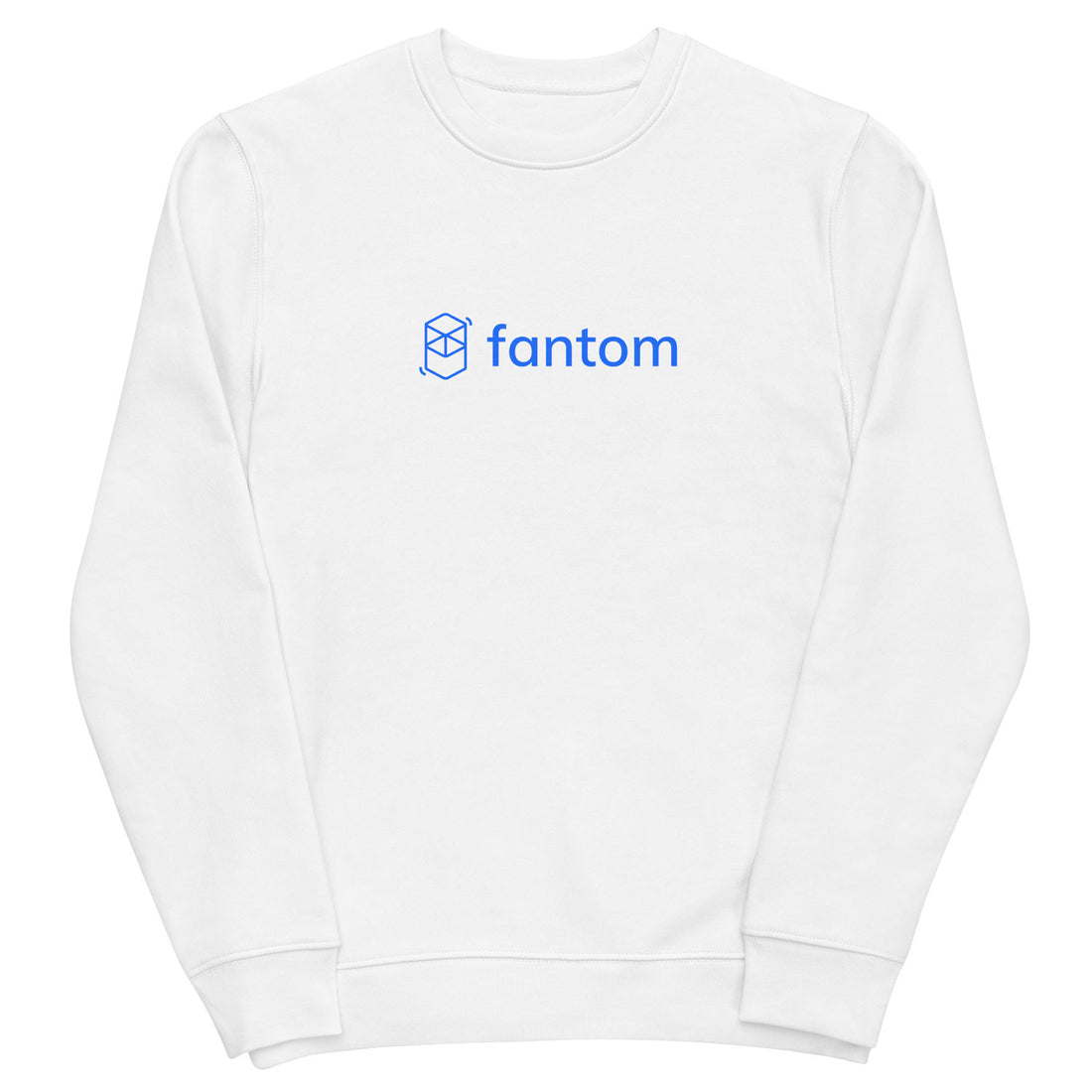 fantom ftm big logo crewneck white