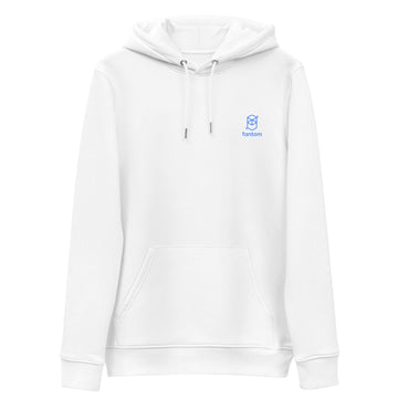 fantom ftm classic logo hoodie white