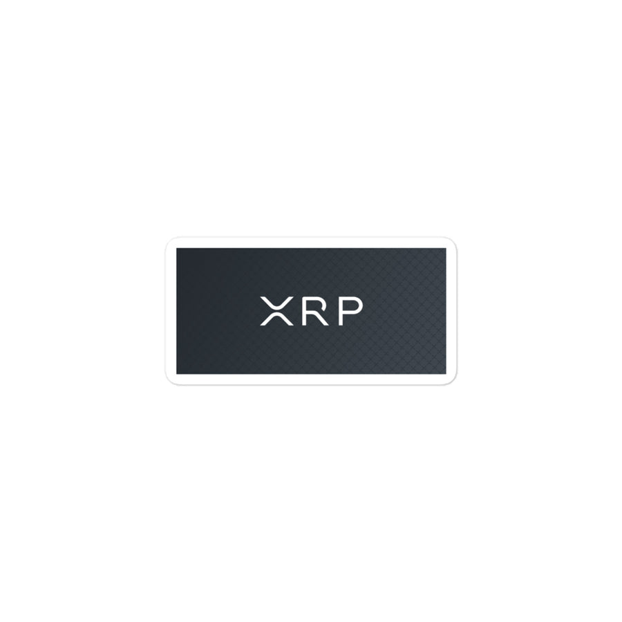 xrp monogram logo sticker