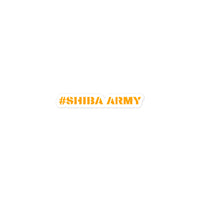 shiba army sticker