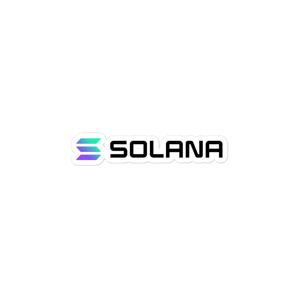 solana logo sticker