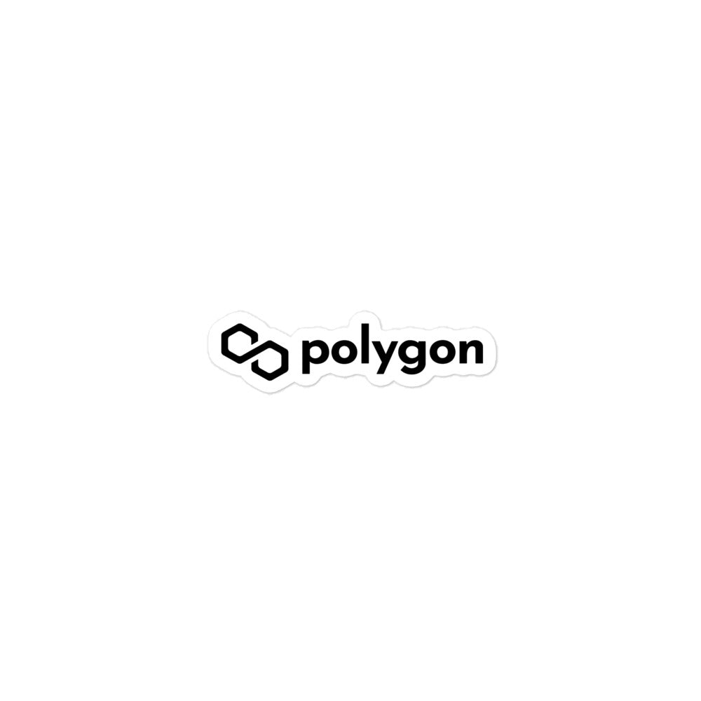 polygon logo sticker