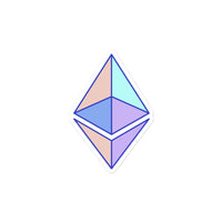 ethereum eth logo sticker