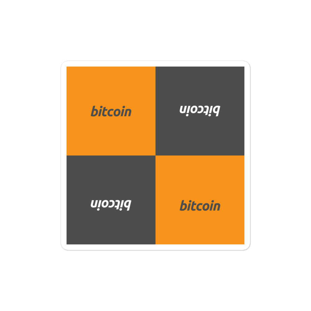 bitcoin graphic sticker