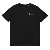 chainlink crypto logo tshirt black 