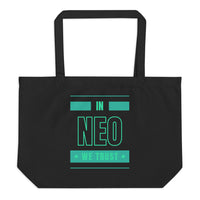 neo large tote bag black