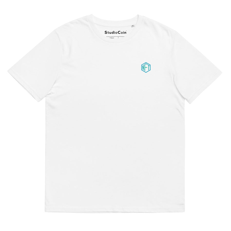 nft logo t-shirt white