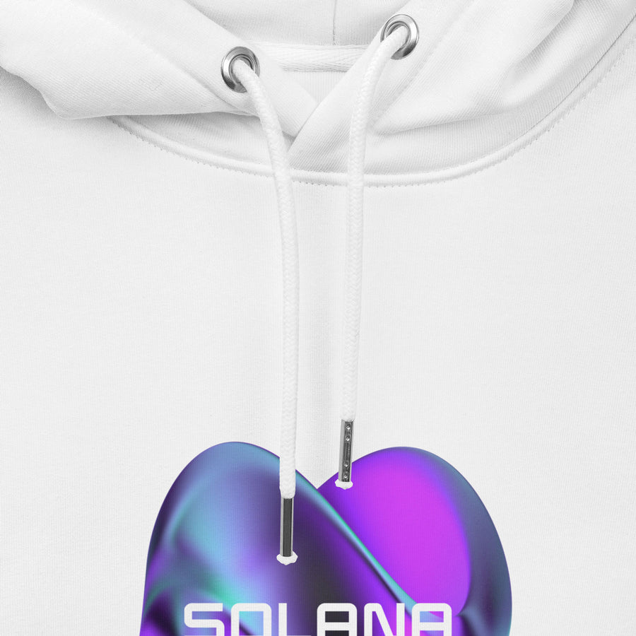 solana graphic design hoodie white