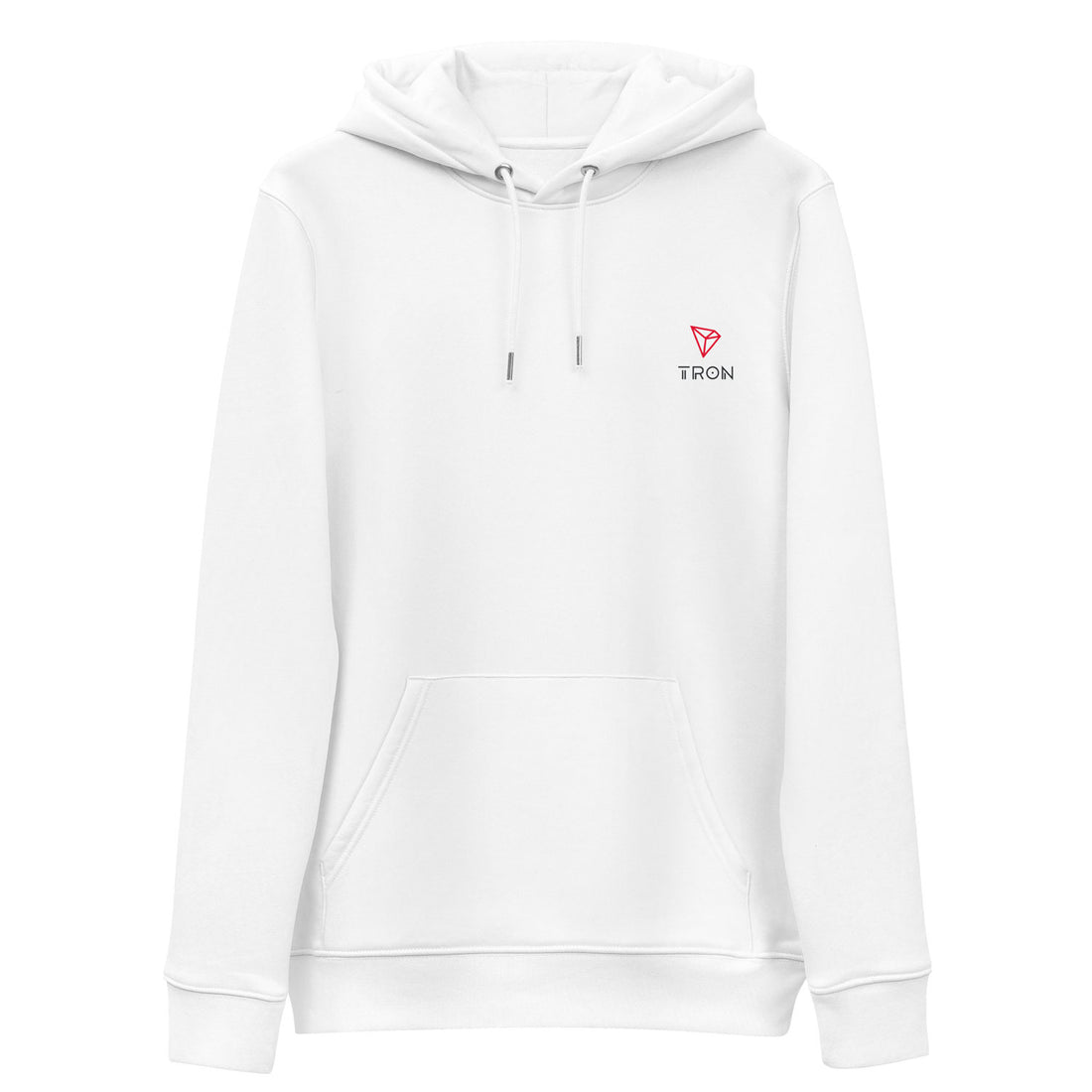 tron trx logo hoodie white 