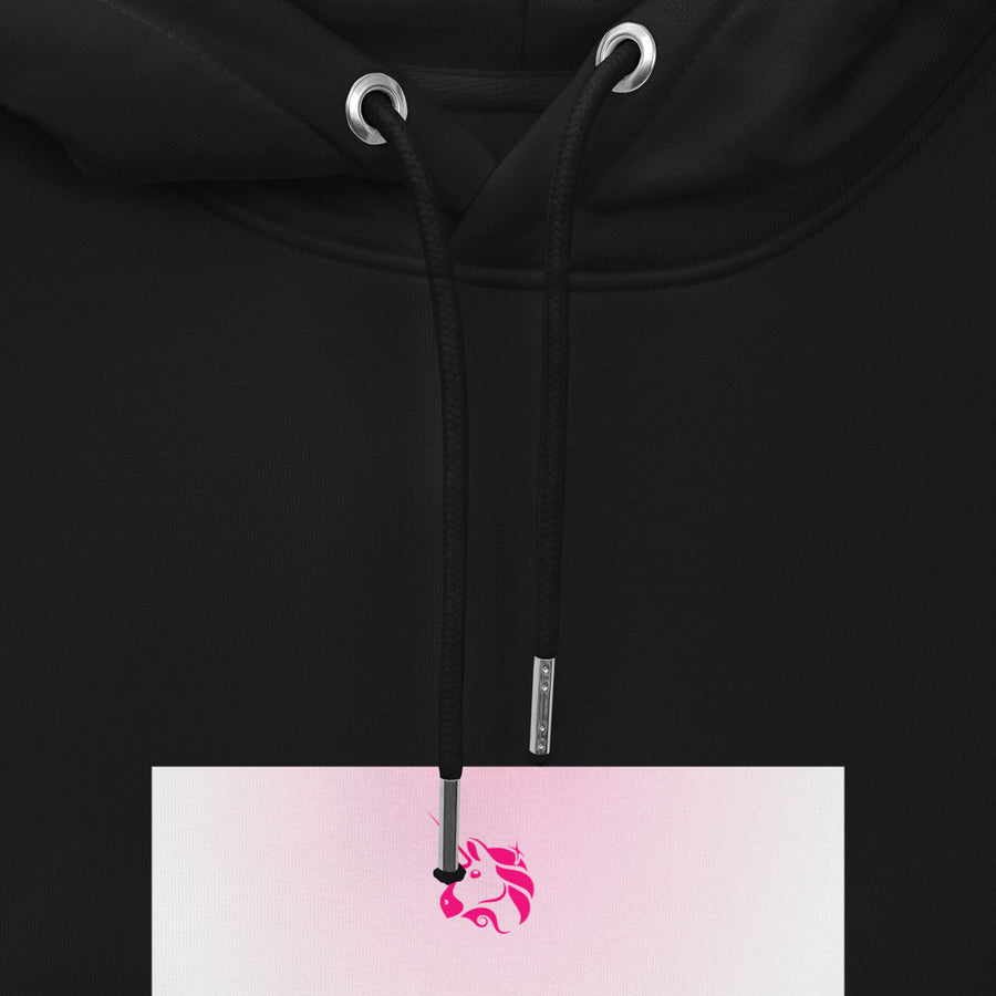 uniswap graphic logo hoodie black
