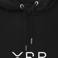xrp big logo hoodie black