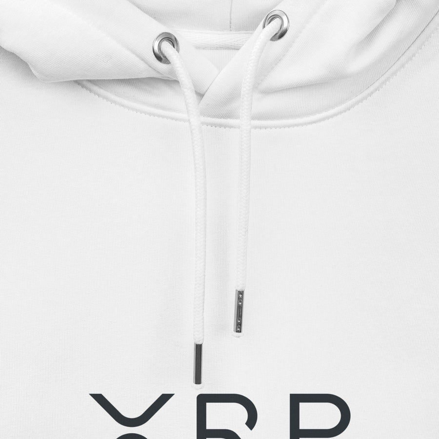 xrp big logo hoodie white